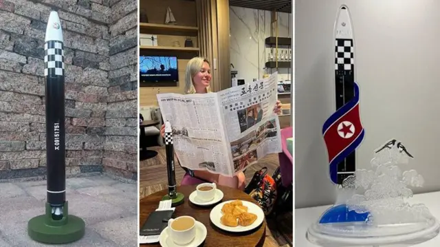 نماذج لصواريخ كورية شمالية