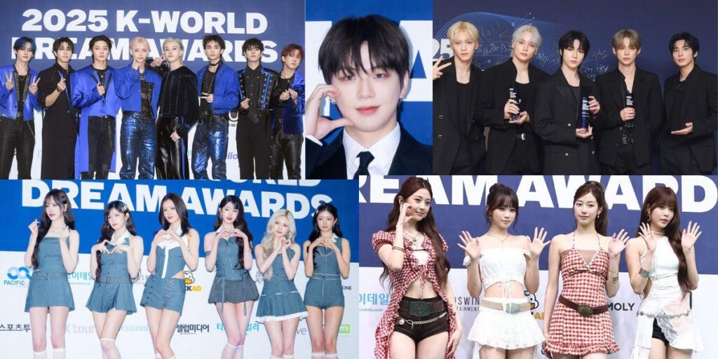 2025 الفائز بجوائز K-World Dream: Stray Kids ، Ive ، Txt ، Le Sserafim ، Kiiikiii ، والمزيد