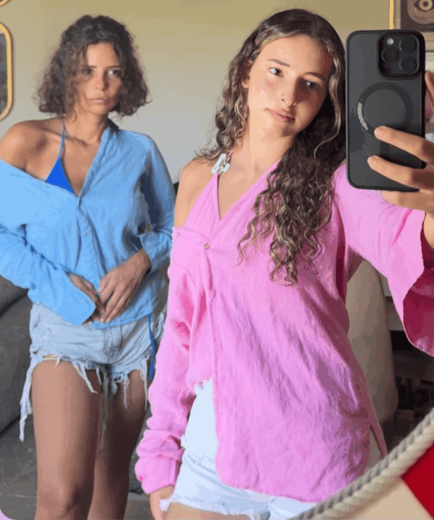 Eman & Ritta in bikini and hot shorts 👙💦