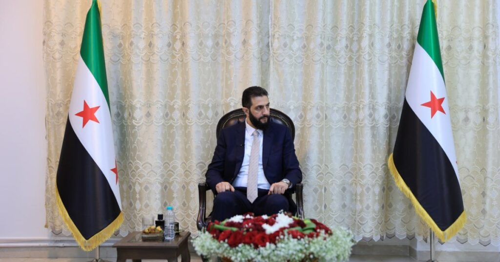 الشرع يرفض تقسيم سوريا ويدعو إلى الوحدة دون عنف | أخبار