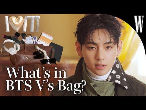الخامس (BTS) - أول كشف! العناصر التي تعتز بها V في Paris💜 لماذا بكى BTS V في حفل J-Hope؟ @ W كوريا (250811) [ENG SUB]