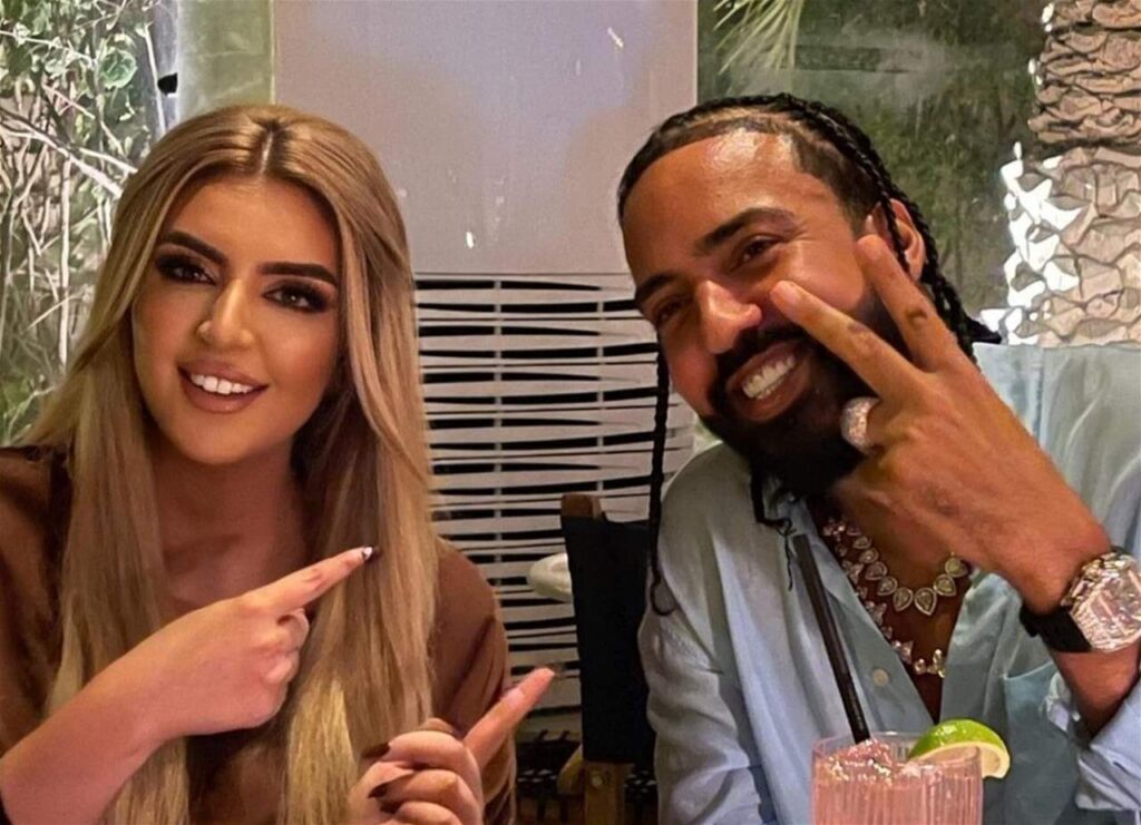 فرنش مونتانا يعلن خطوبته رسميا من الشيخة مهرة