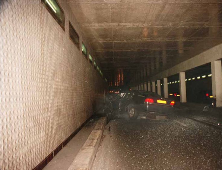 الحادث الذي تسبب بوفاة الليدي ديانا (pinterest)