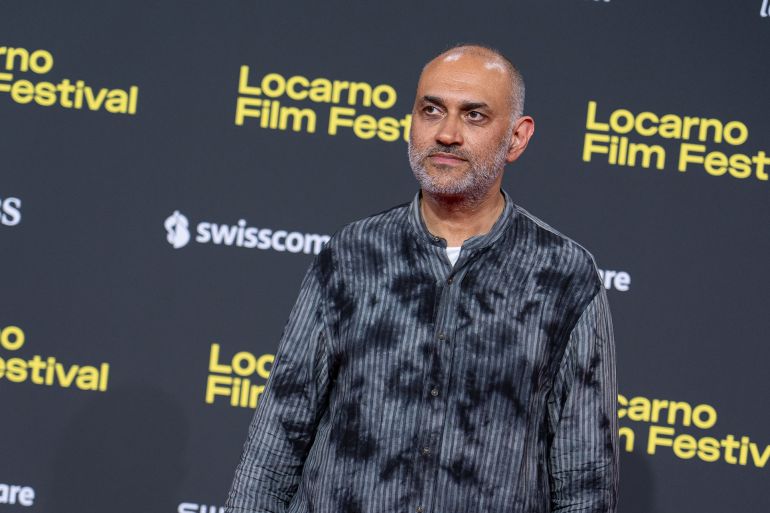 LOCARNO, SWITZERLAND - AUGUST 08: Director Kamal Aljafari attends the 'The Dead of Winter' red carpet during the 78th Locarno Film Festival on August 08, 2025 in Locarno, Switzerland. (Photo by Alessandro Levati/Getty Images)