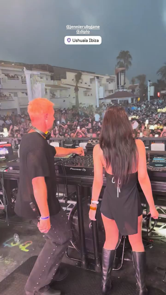 250813 تحديث قصة Diplo IG مع جيني