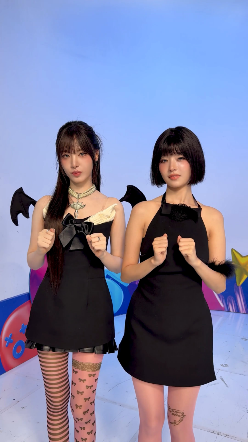 250829 Sunmi الرسمي تحديث Tiktok مع Rei & Liz (الفذ. Sunmi) - Blue! (تحدي)