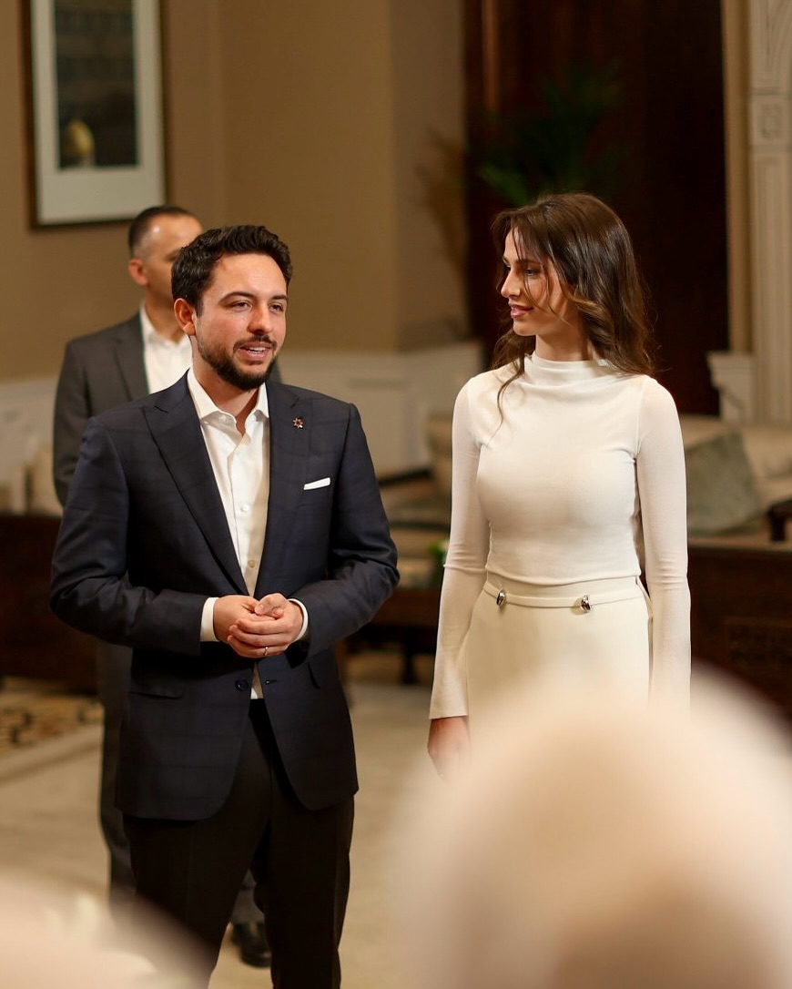 الاميرة رجوة الحسين والامير الحسين (انستغرام)