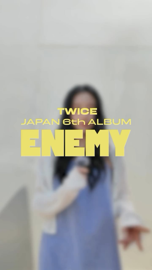 250826 تحديث Instagram في اليابان - مرتين اليابان الألبوم السادس 『العدو』 2025.08.27 إصدار ما هو عدو #Sana #Chaeyoung #tzuyu