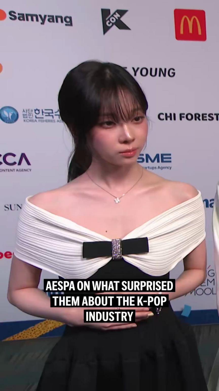 250815 Liammcewan Tiktok Update مع AESPA - AESPA على ما فاجأهم حول صناعة K -POP 🫶