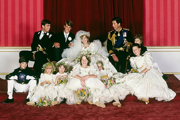 زفاف الليدي ديانا (Patrick Lichfield)