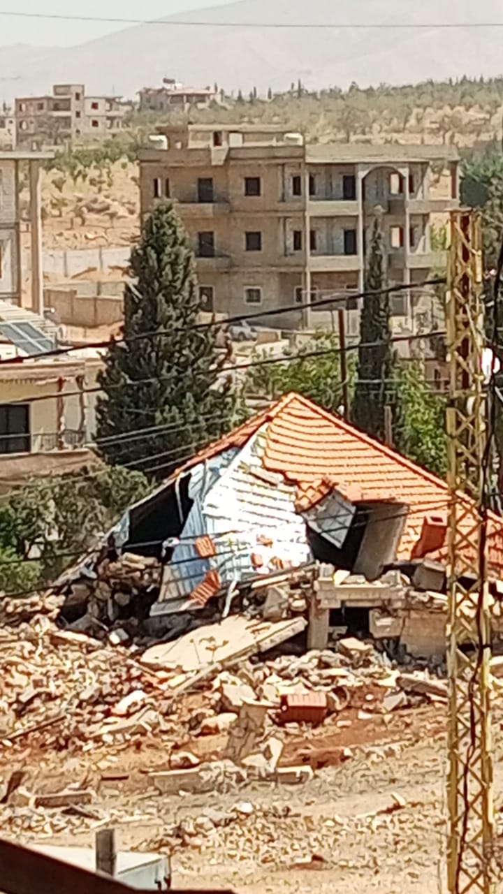 من العملية الأمنية للجيش اللبناني في بعلبك (تواصل اجتماعي).