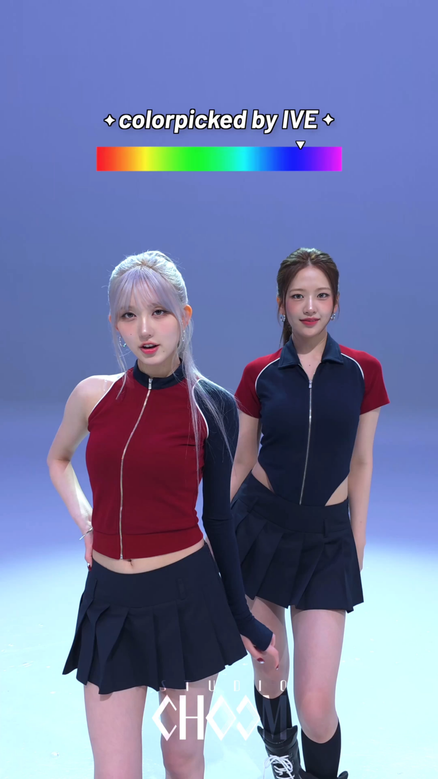 250828 Yujin & Gaeul - xoxz (رمز اللون: ❤red❤ | #colorpicked بواسطة Ive - تم تصويره بواسطة Simeez)