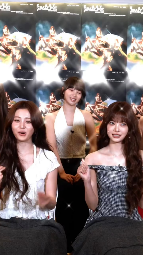 250828 LE SSERAFIM - LE SSERAFIM على سنغافورة و MEMES @ MOTHORSHIPSG المفضلة لديهم