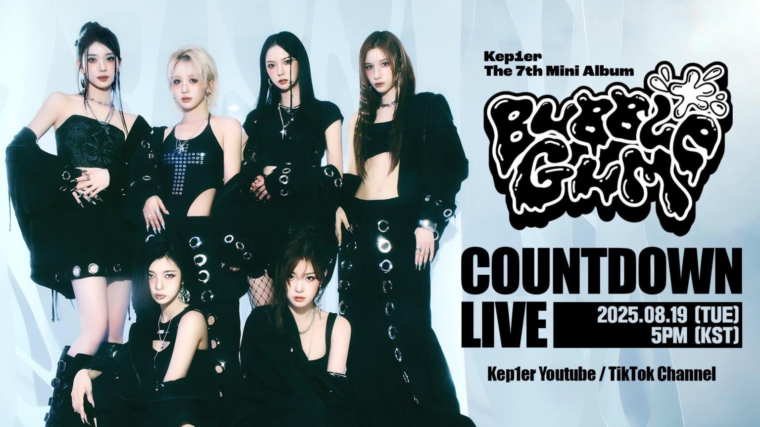 Kep1er - الألبوم المصغر السابع: Bubble Gum (Countdown Live Teaser Poster)