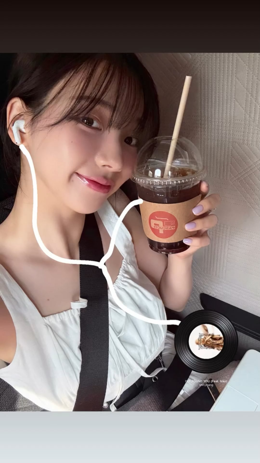 250808 تحديث قصة Karina Instagram