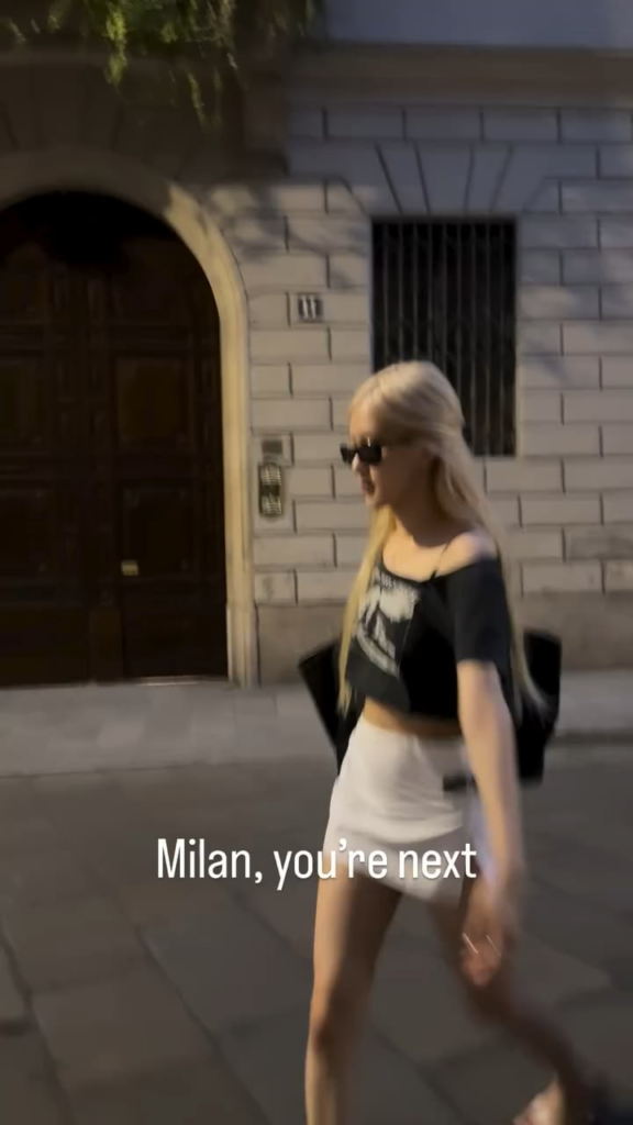 250807 تحديث قصة Rosé IG