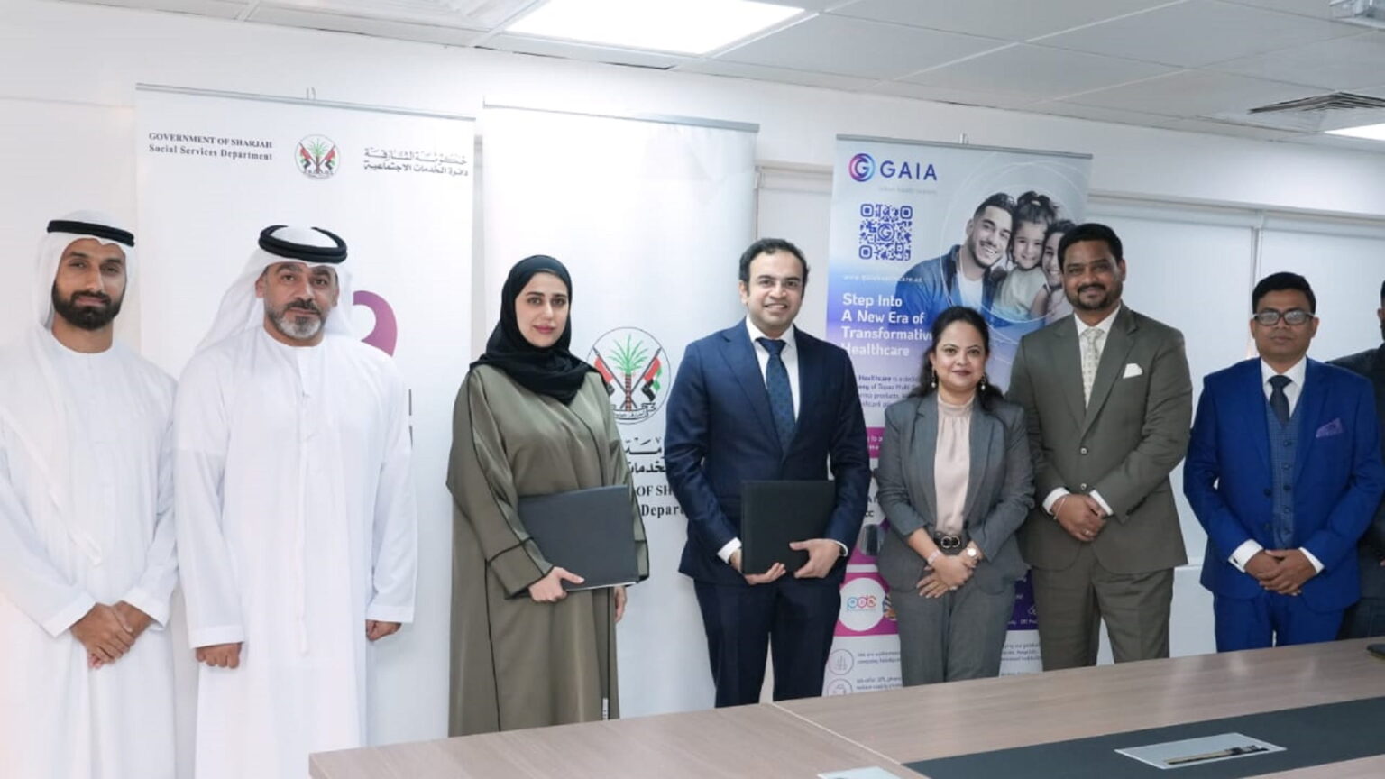 اجتماعية الشارقة تشيد بشركة غاية للأدوية لدعمها المجتمعي المتواصل