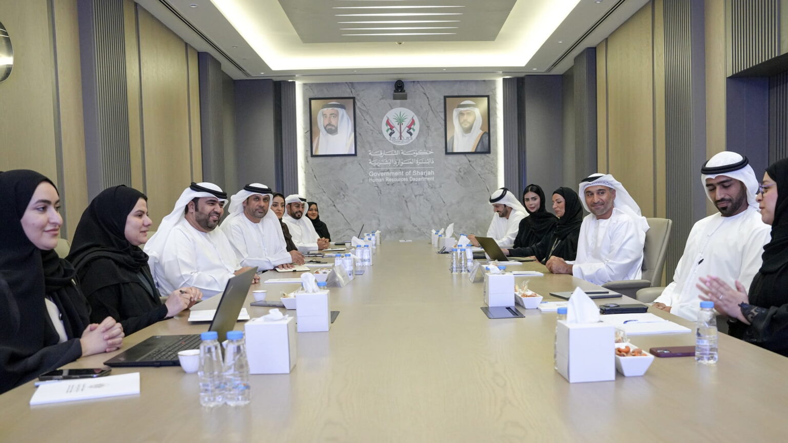 موارد الشارقة تبحث مع الإمارات المالي تطوير المبادرات المشتركة