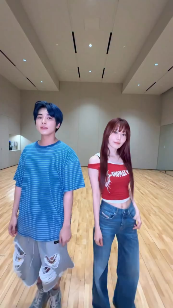 250801 Sakura with Tomorrow X Together Taehyun - رأسًا على عقب (تحدي الرقص)