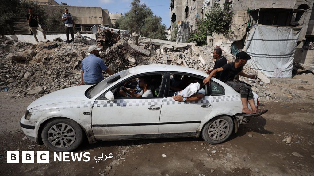 مئات الفلسطينيين ينزحون من أحياء مدينة غزة مع إعلان إسرائيل بدء المراحل الأولى من الهجوم