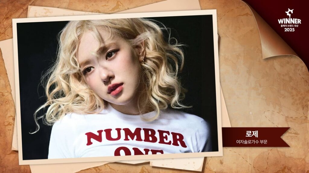 فاز 250828 Rosé و Jisoo & Jennie بمغنية "أفضل أنثى (منفردة)" في فئات المحلية وفيتنام وإندونيسيا على التوالي في حفل توزيع جوائز 2025 للعام 2025