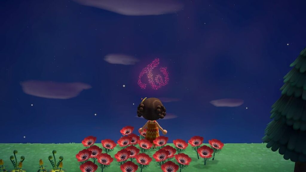 ألعاب نارية مخصصة في ACNH