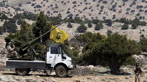 إحدى القطع العسكرية لمليشيا حزب الله