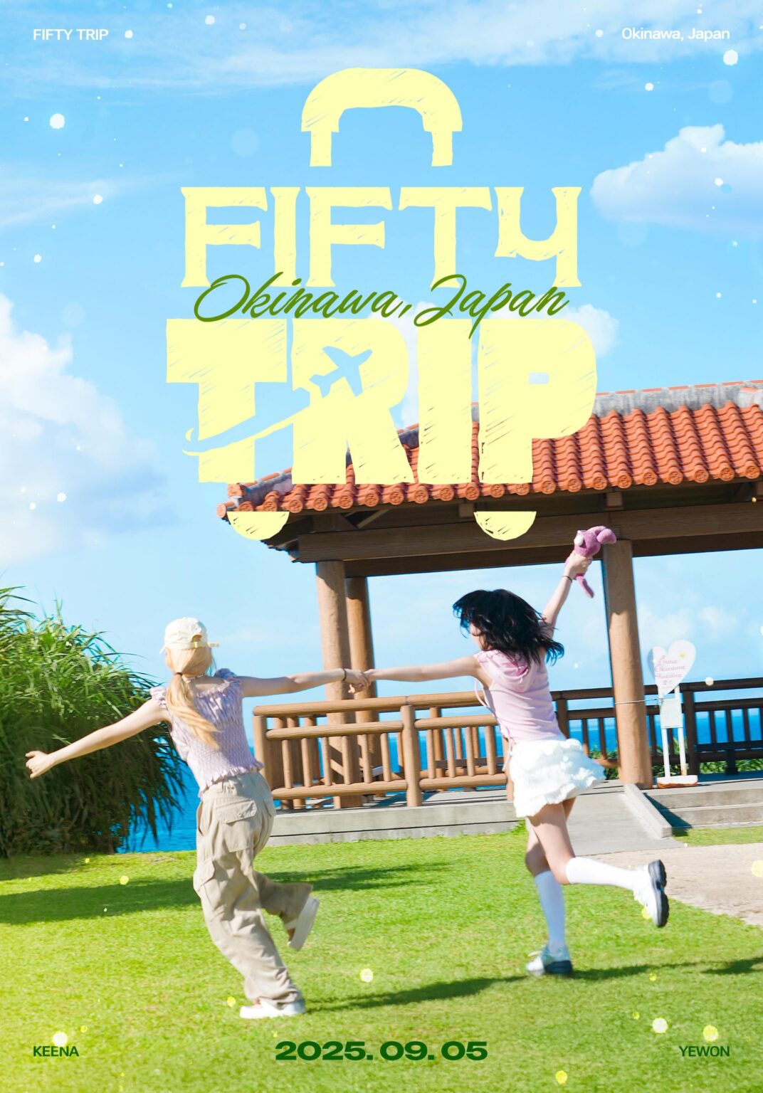 خمسين خمسين - Keena & Yewon: Fifty Trip 2 في Okinawa ، اليابان (ملصق دعابة) (Airdate: 250905)