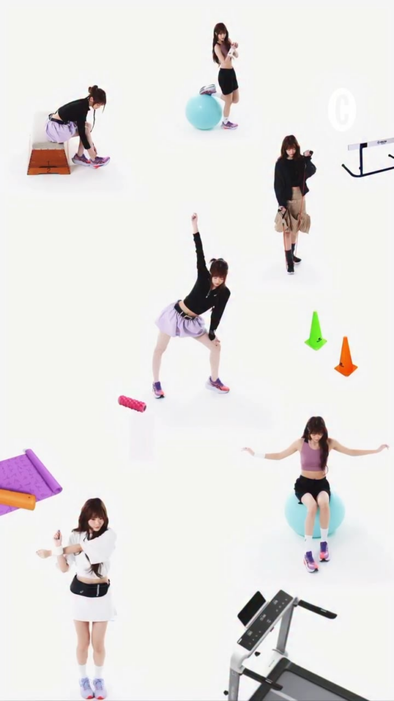 250829 Hong Eunchae - Cosmopolitan Sports X Asics Korea (رقم 1 فيلم الأزياء)