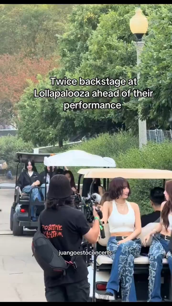250803 JuangoestoconCerts Tiktok Update - مرتين وراء الكواليس في Lollapalooza