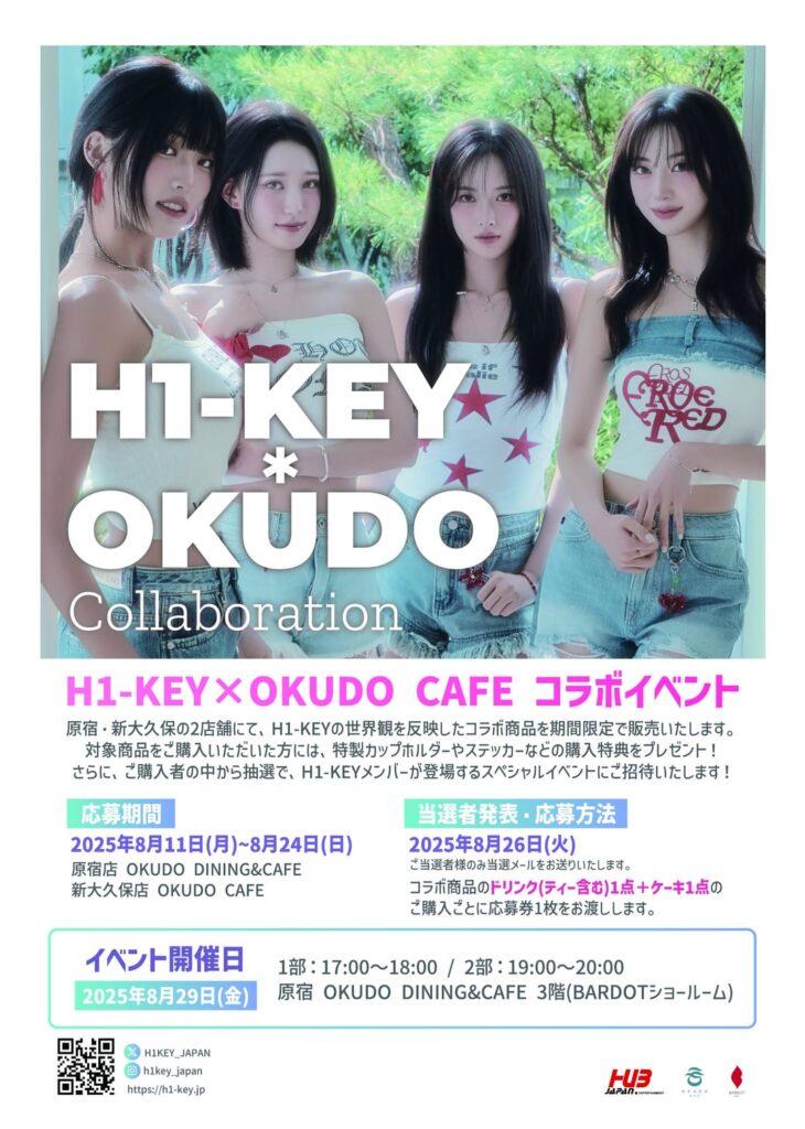 H1-Key-Japan 1st Mini الألبوم: Lovestruck (H1-Key × Okudo Cafe Event Defelds)
