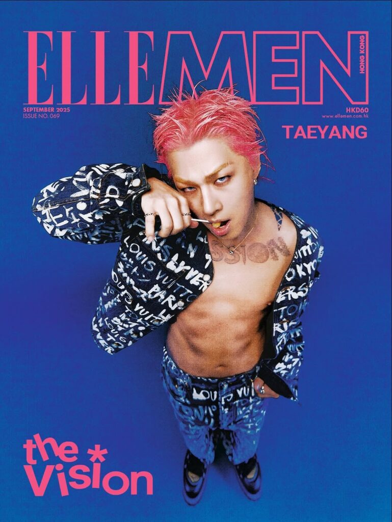 Bigbang Taeyang - Elle Men Hong Kong (August 2025 Covers + Pictorial)