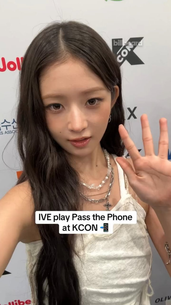 250802 Billboard Korea Instagram Reels Update with Ive @ KCON LA 2025