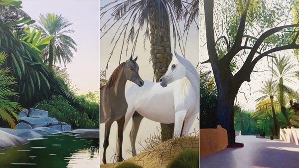 محبوب العوضي.. ريشته تُنصت للطبيعة