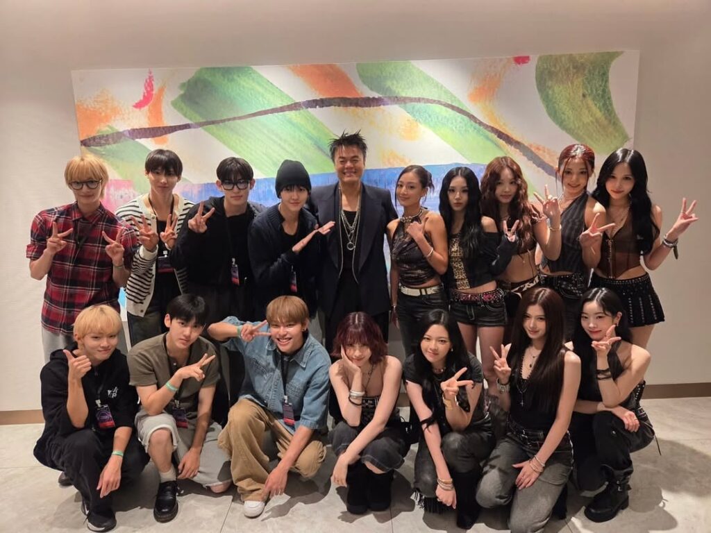 250825 Asiansoul_Jyp Instagram Update - "أنا فخور جدًا بعائلة JYP. ♡ كنت سعيدًا ^^ خاصةً بسبب الجماهير التي هتفت لنا ♡"