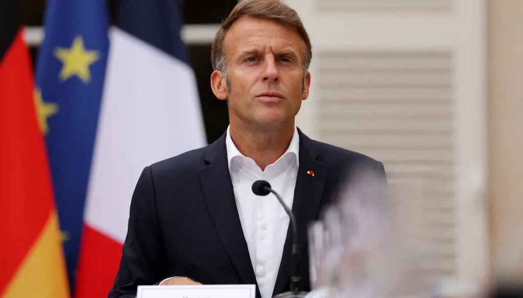 الرئيس الفرنسي إيمانويل ماكرون (أ ف ب).