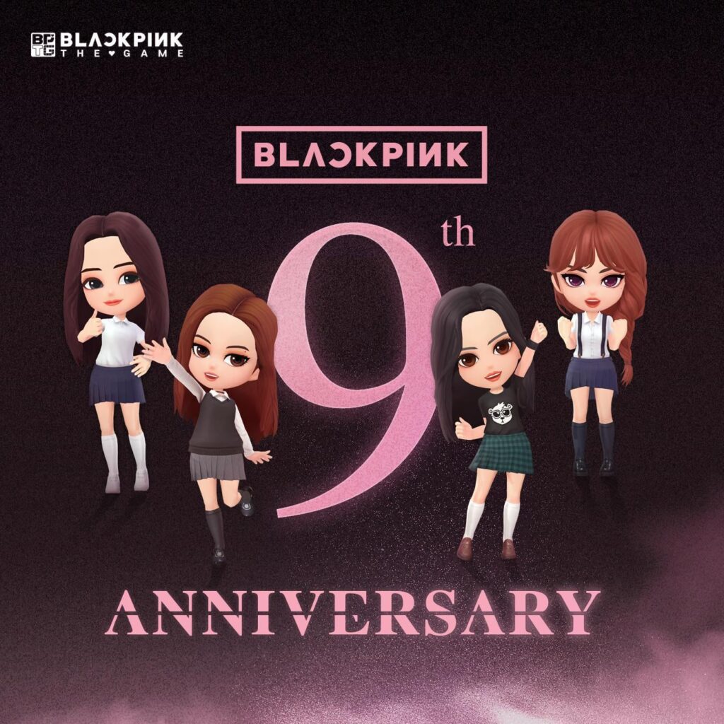250808 Happy Blackpink 9th Senivary من Blackpink the Game