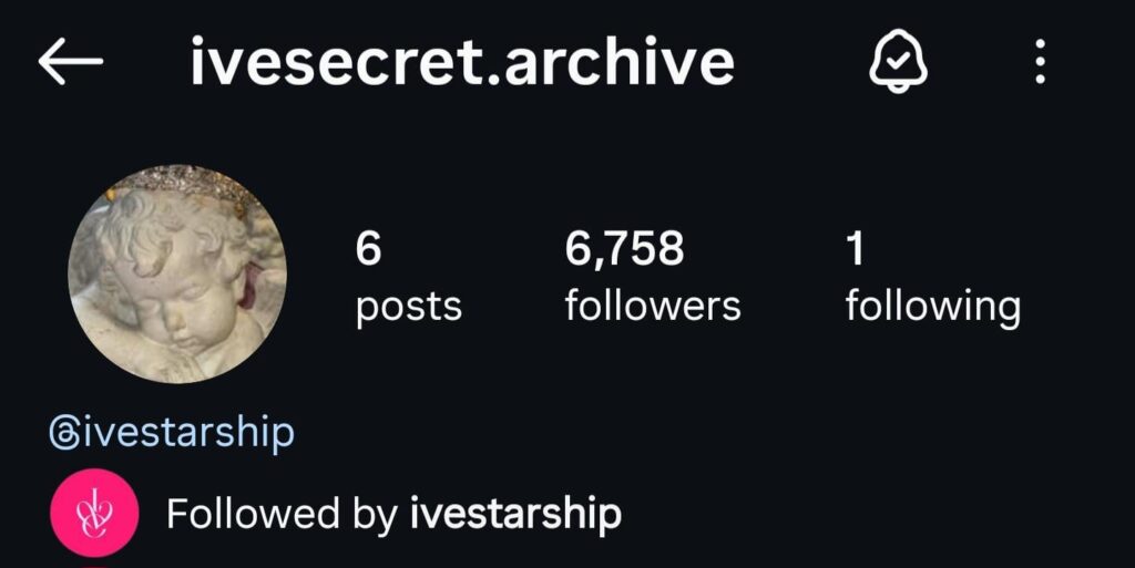 لقد فتحت Ive حساب Instagram "evesecret.archive" للترويج لألبوم عودةهم القادم "Ive Secret"
