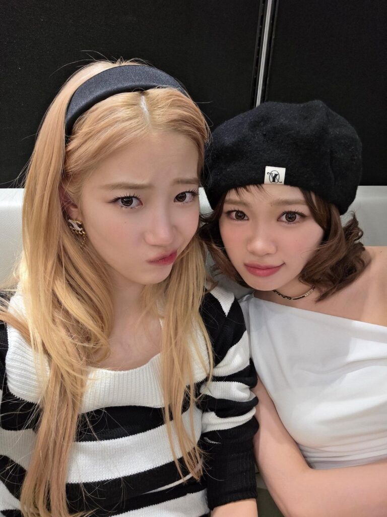 250802 تحديث im_lesserafim Twitter - رسالة عيد ميلاد Kazuha السعيدة إلى Kim Chaewon