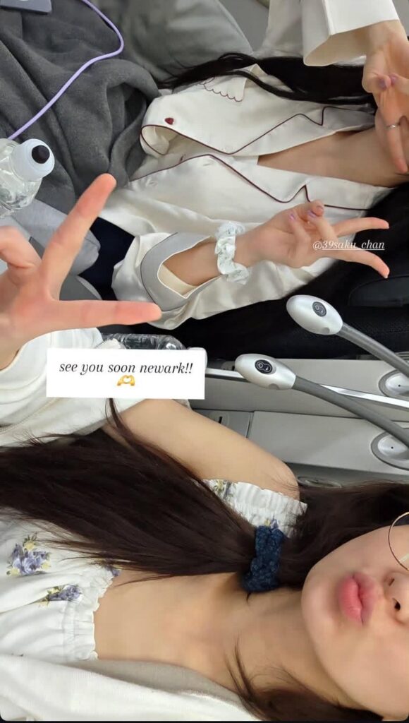 هاه يونجين وساكورا في طريقهما إلى نيو جيرسي !! تبدأ الجولة الأمريكية قريبًا.