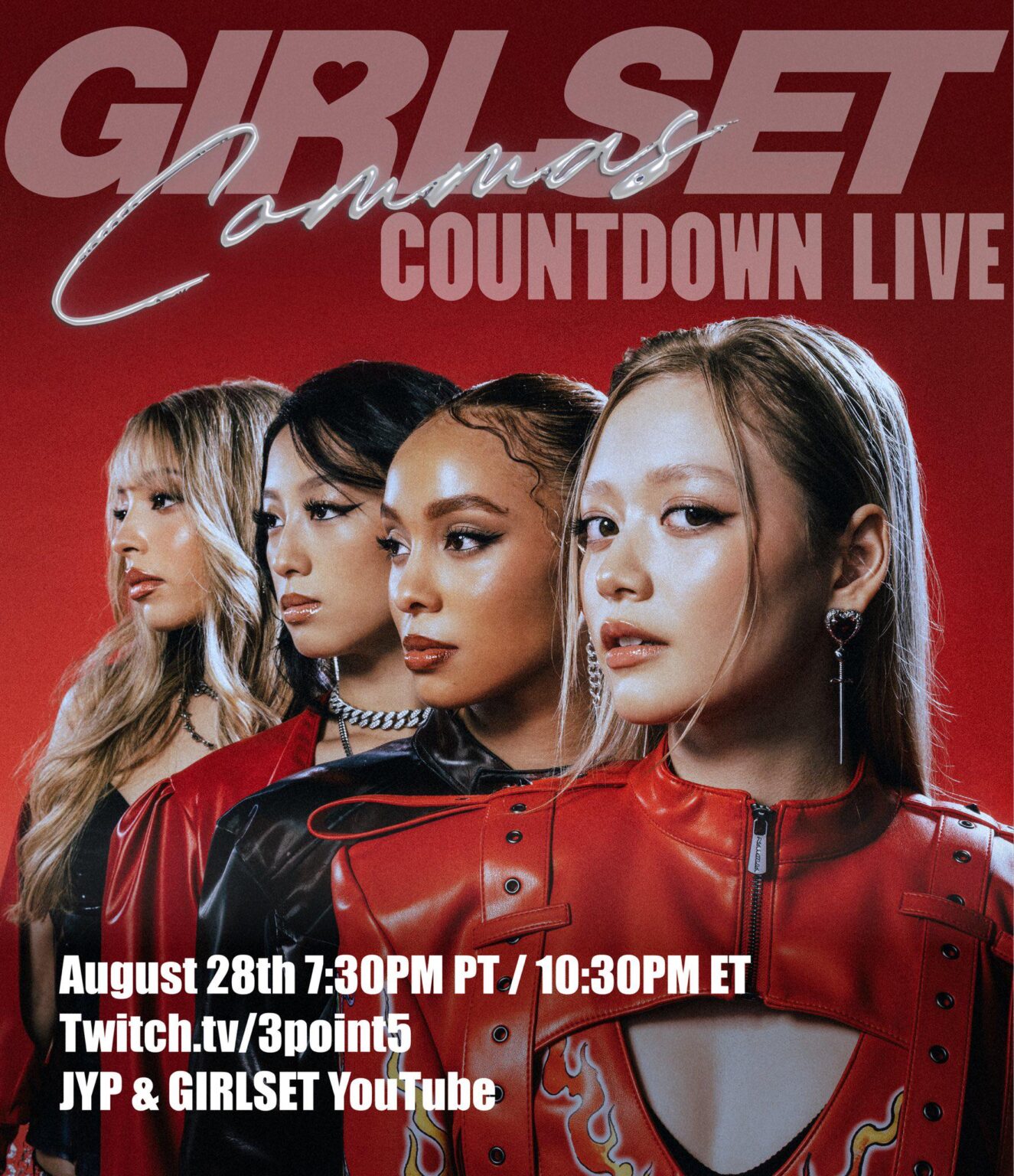 Girlset - Single Digital: Passas (Countdown Live Teaser Poster)