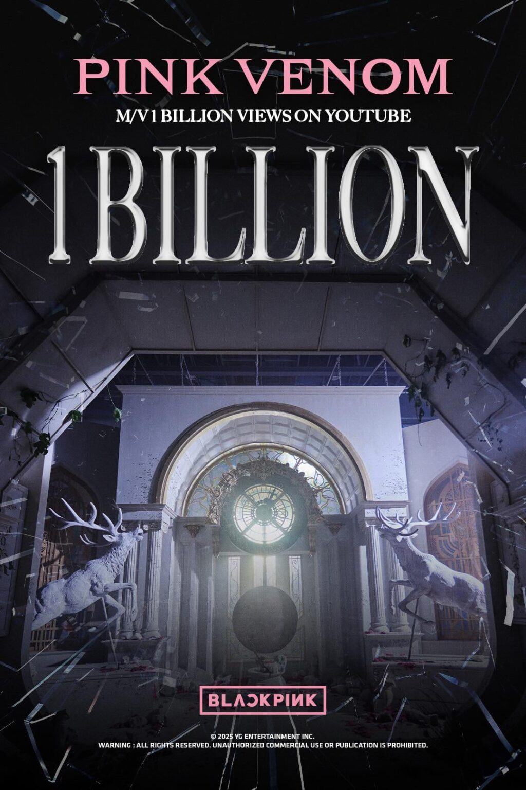 250804 Blackpink - "Pink Venom" M/V يضرب 1 مليار مشاهدة على YouTube! [Official Poster]