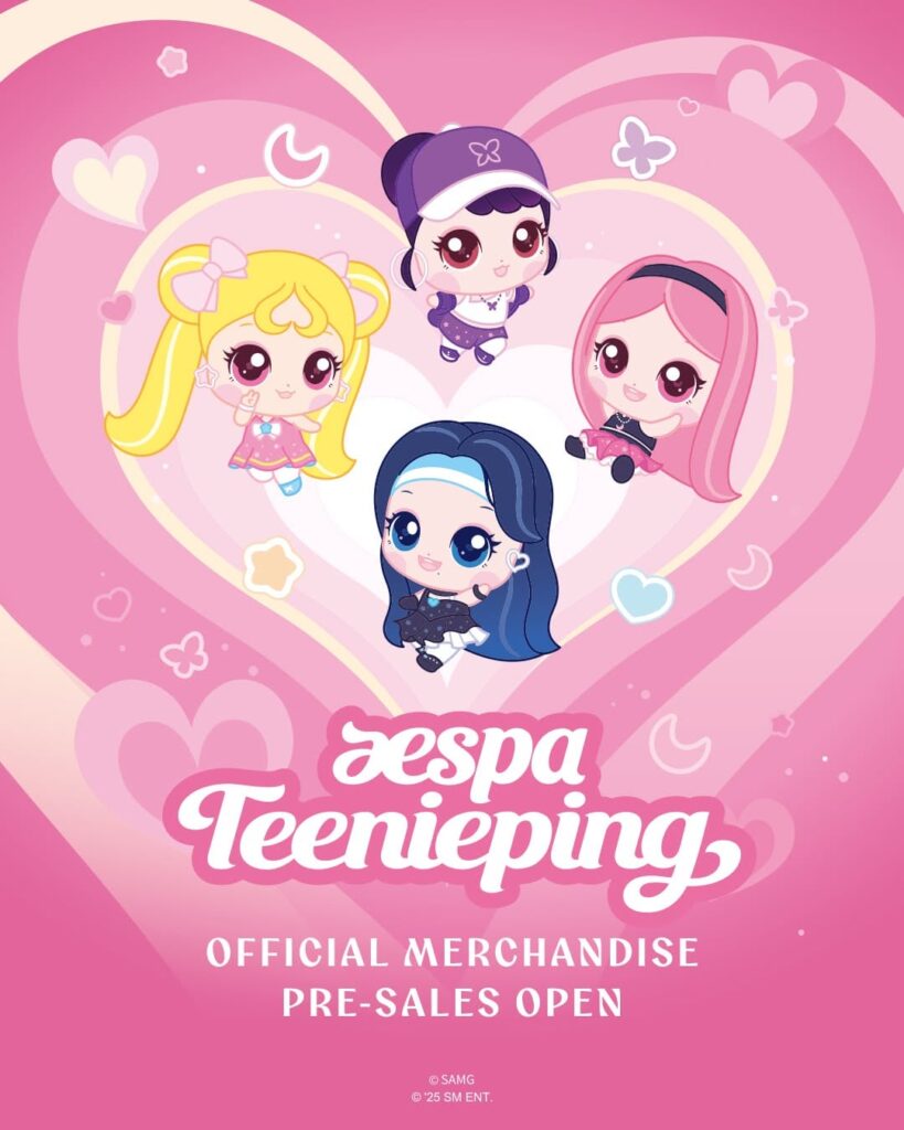 AESPA X TEENIEPING - تعاون MD (معاينة البضائع الرسمية + قبل البيع المفتوحة)