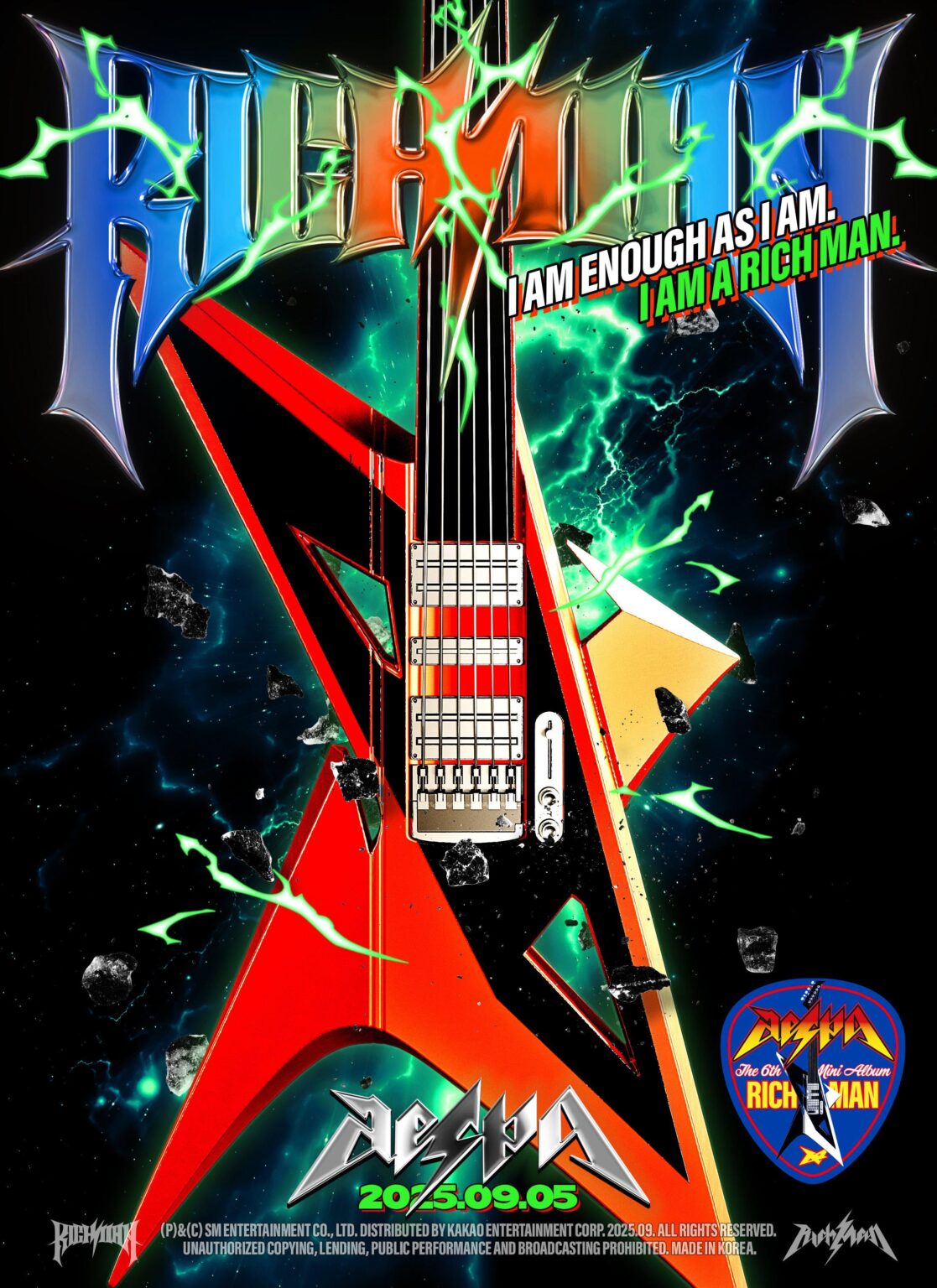 250804 AESPA - الألبوم المصغر السادس: RICH MAN (ملصق دعائي)