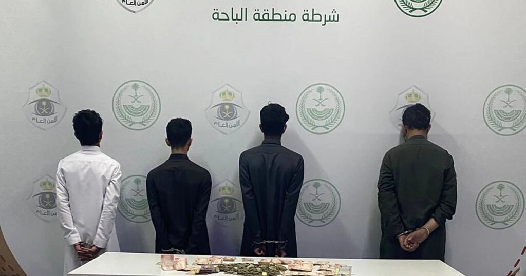 شرطة الباحة تقبض على 4 أشخاص سرقوا أجهزة كهربائية في العقيق - صحيفة سبق الالكترونية