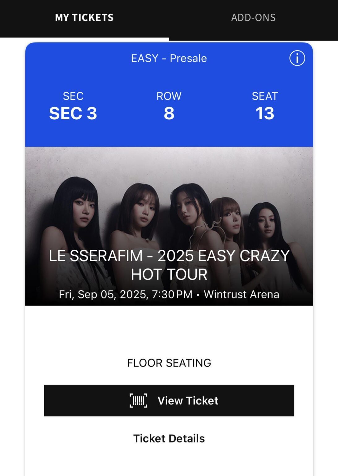 بيع طابق واحد (3) تذكرة شيكاغو.