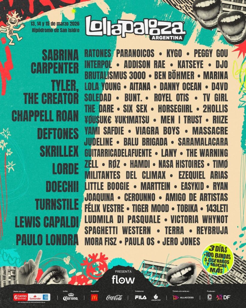 Katseye و Riize لأداء في Lollapalooza Argentina و Brasil و Chile 2026