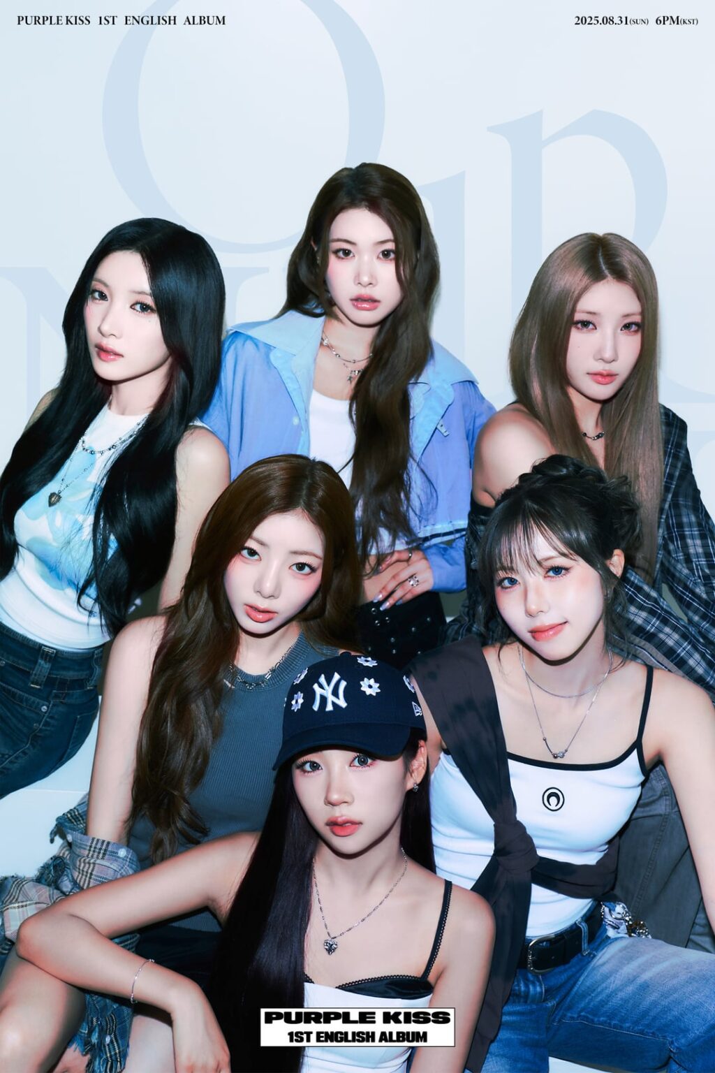 Purple Kiss - 1st English Album: Now Now (Concept Photo #1 - Group)
