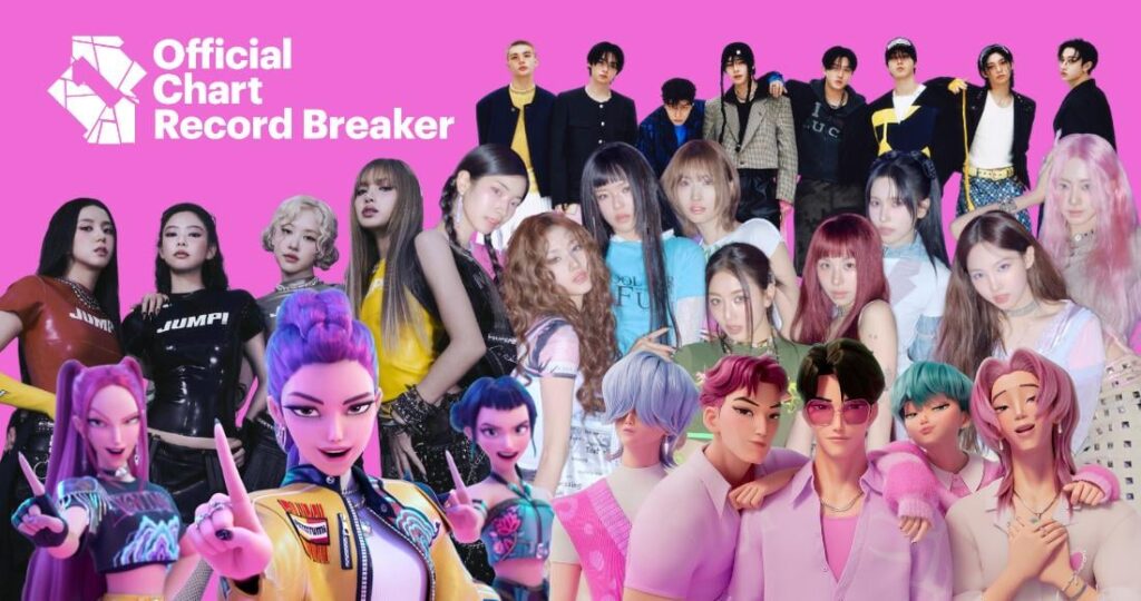 يبقى KPOP Demon Hunters OST’s “Golden” من Huntr/X و Ejae و Audrey Nuna & Rei Ami في المرتبة الأولى ، بينما يتسلق “Takedown” من قبل Jeongyeon ، Jihyo & Chaeyoung إلى #27 على مخطط الفردي الرسمي في المملكة المتحدة. يبقى KPOP Demon Hunters OST's "Golden" من Huntr/X و Ejae و Audrey Nuna & Rei Ami في المرتبة الأولى ، بينما يتسلق "Takedown" من قبل Jeongyeon ، Jihyo & Chaeyoung إلى #27 على مخطط الفردي الرسمي في المملكة المتحدة.