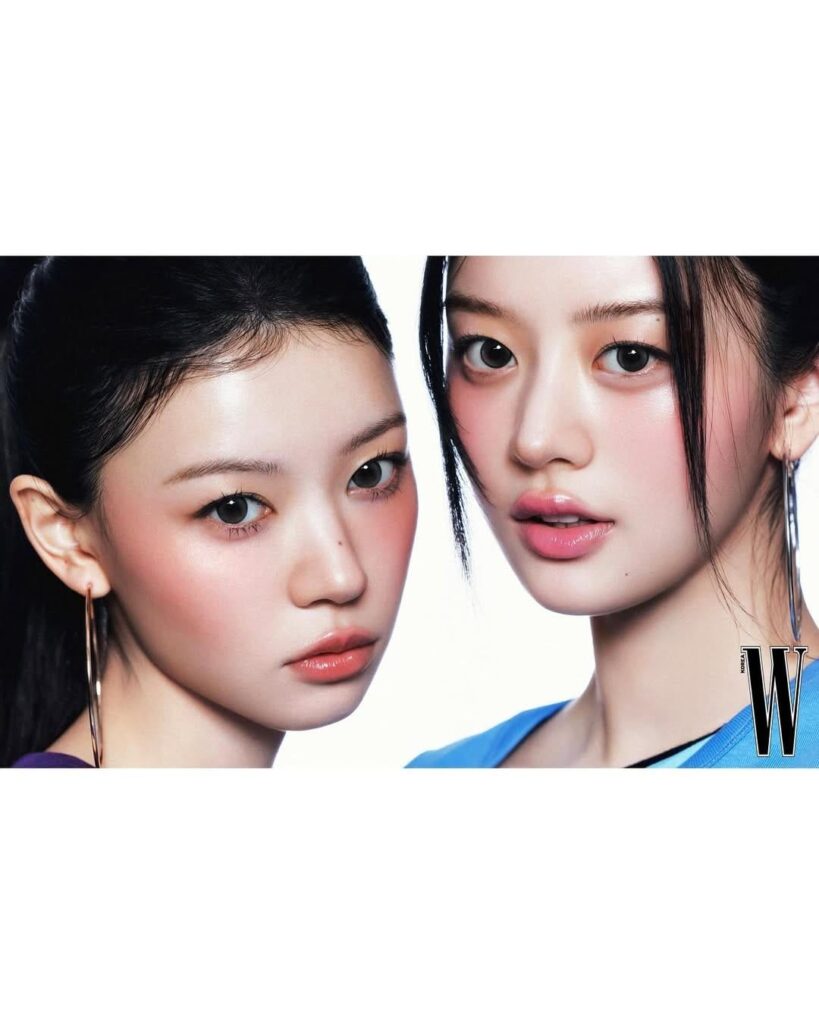 Illit Minju و Moka - W Korea X Mac Cosmetics (المجلد 9 / سبتمبر 2025 إصدار المعاينة المصورة)